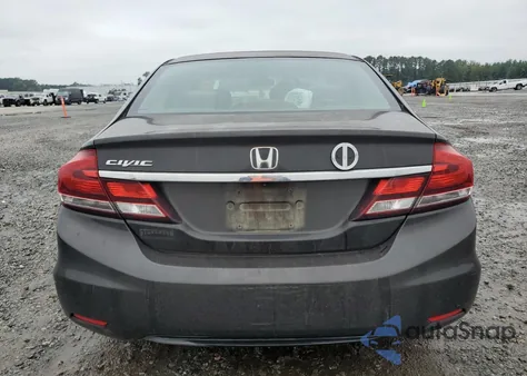 2013 Honda Civic Ex from USA, damaged, VIN 2HGFB2F86DH533552